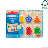 Shapes Chunky Puzzle - 8 Pieces L7