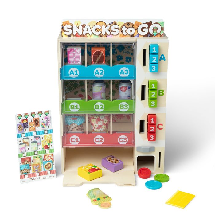 Sort, Stock, Select Wooden Vending Machine Play Set B9