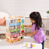 Sort, Stock, Select Wooden Vending Machine Play Set B9