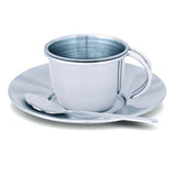 Stainless Steel Tea Set with Storage Stand X4