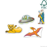 Sticker Collection - Dinosaurs, Vehicles, Space, and More Q5