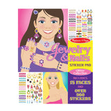 Sticker Pad - Jewelry & Nails Glitter Collection Q2