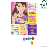 Sticker Pad - Jewelry & Nails Glitter Collection Q2