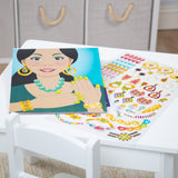 Sticker Pad - Jewelry & Nails Glitter Collection Q2