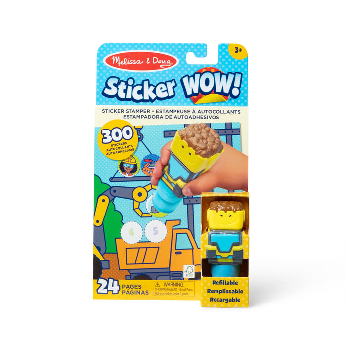 Sticker WOW!™ Activity Pad & Sticker Stamper - Bulldozer Q8