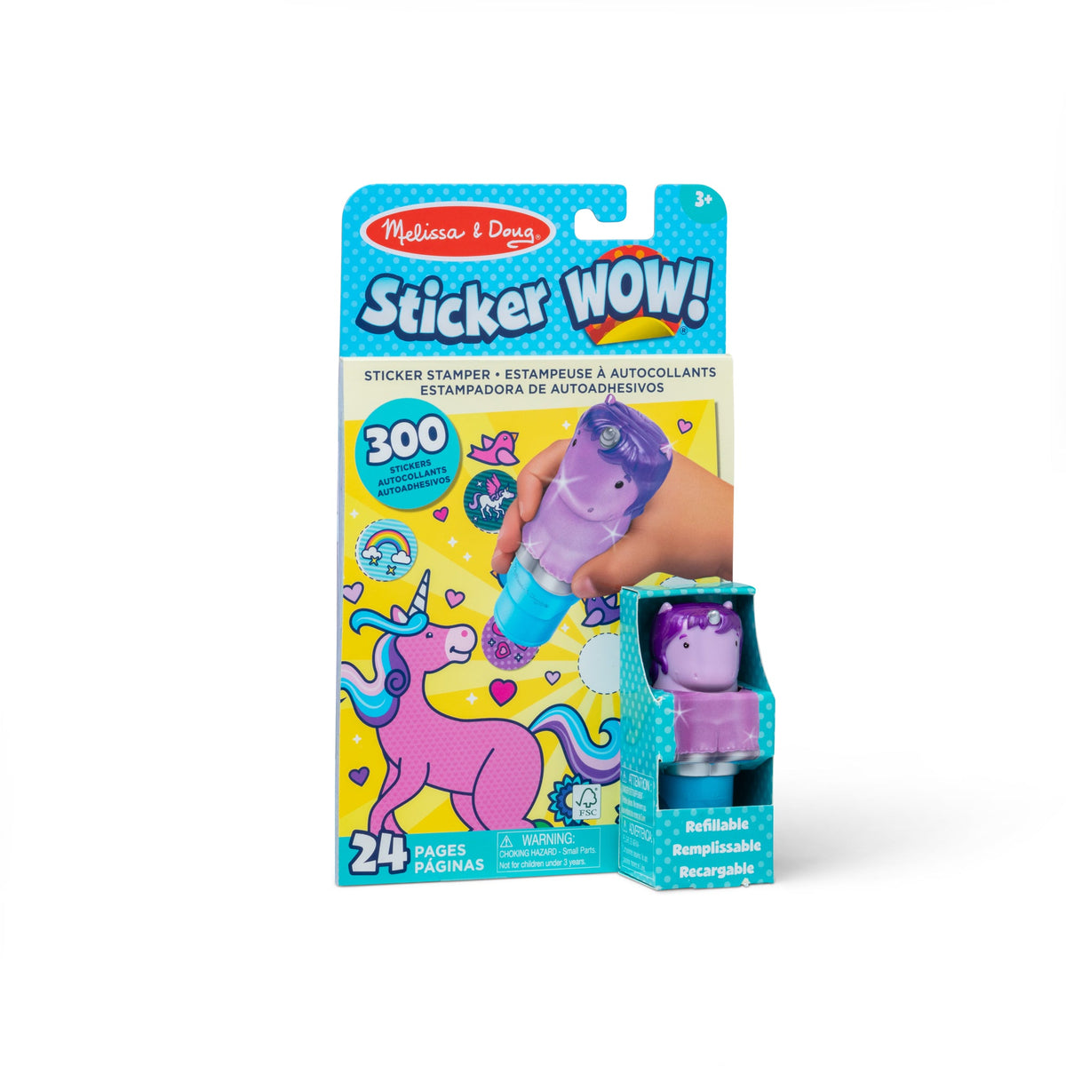 Sticker WOW!™ Activity Pad & Sticker Stamper - Purple Unicorn G4