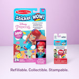 Sticker WOW!™ Disney Ariel Bundle: Activity Pad & Sticker Stamper + Mini Activity Pad and 200 Refill Stickers O5