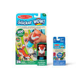 Sticker WOW!™ Fox Bundle: Activity Pad & Sticker Stamper + Mini Activity Pad and 200 Refill Stickers G4