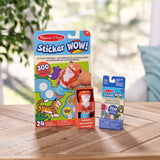 Sticker WOW!™ Tiger Bundle: Activity Pad & Sticker Stamper + Mini Activity Pad and 200 Refill Stickers V7
