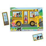 The Wheels on the Bus Song Puzzle - 6 Pieces K9