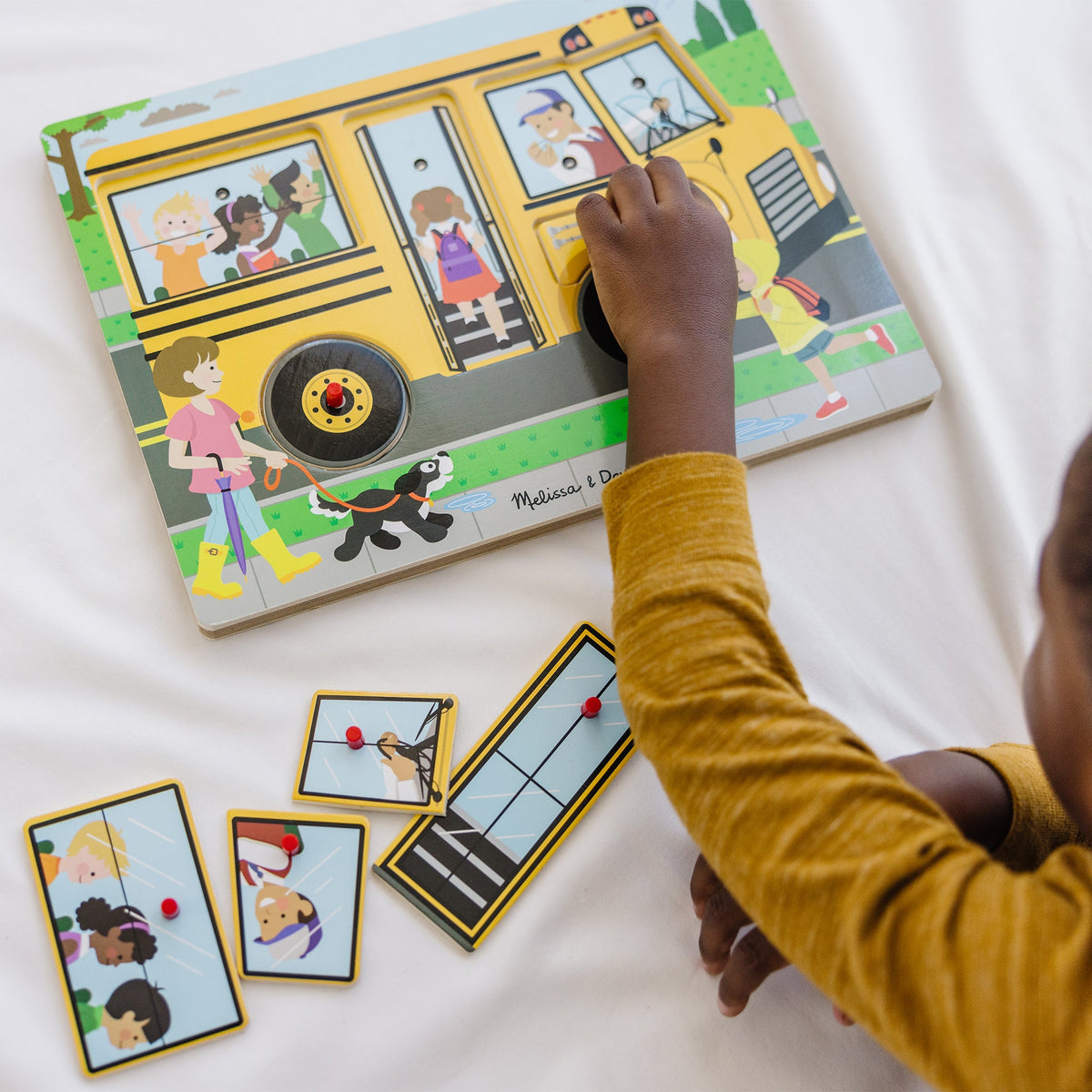 The Wheels on the Bus Song Puzzle - 6 Pieces K9