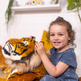 Tiger Lifelike Plush Stuffed Animal T7