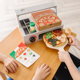Top & Bake Pizza Counter - Wooden Play Food R8