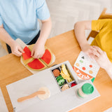 Top & Bake Pizza Counter - Wooden Play Food R8