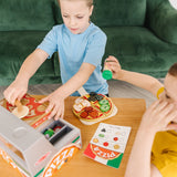 Top & Bake Pizza Counter - Wooden Play Food R8