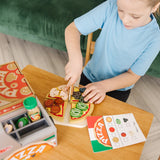 Top & Bake Pizza Counter - Wooden Play Food R8