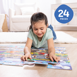 Traffic Jam Floor Puzzle - 24 Pieces M0