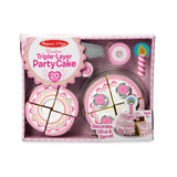 Triple-Layer Party Cake - Wooden Play Food N2