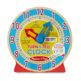 Turn & Tell Wooden Clock J4