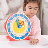 Turn & Tell Wooden Clock J4
