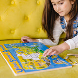U.S.A. Map Wooden Puzzle E0