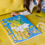U.S.A. Map Wooden Puzzle E0