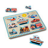 Vehicles Sound Puzzle - 8 Pieces O0