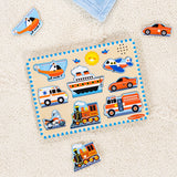 Vehicles Sound Puzzle - 8 Pieces O0