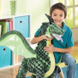 Winged Dragon Lifelike Plush Stuffed Animal U0