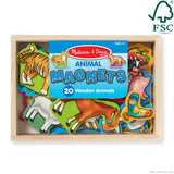 Wooden Animal Magnets H9