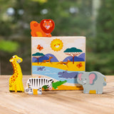Wooden Animal Matching - Safari U0