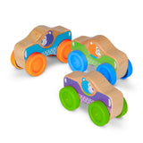 Wooden Animal Stacking Cars L3