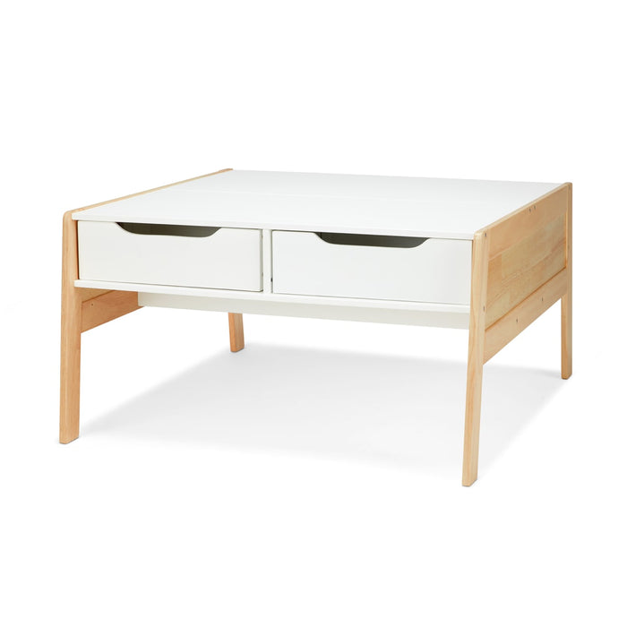 Wooden Art & Activity Table with Bins X5