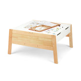 Wooden Art & Activity Table with Bins X5