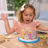 Wooden Birthday Cake Play Set Y6