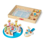 Wooden Birthday Cake Play Set Y6