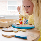 Wooden Birthday Cake Play Set Y6