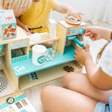 Wooden Cafe Barista Coffee Shop R4