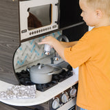 Wooden Chef's Kitchen - Charcoal H1