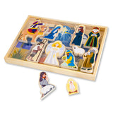 Wooden Christmas Nativity Set F8
