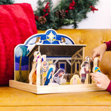 Wooden Christmas Nativity Set F8