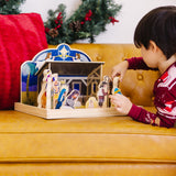Wooden Christmas Nativity Set F8