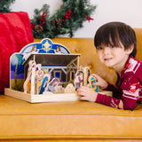 Wooden Christmas Nativity Set F8