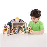 Wooden Christmas Nativity Set F8