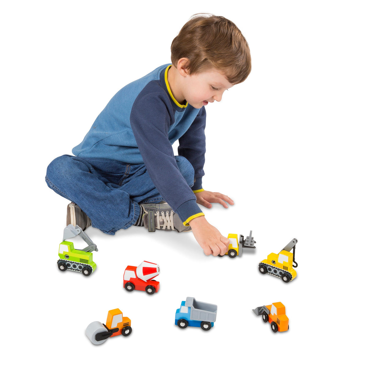 Wooden Construction Site Vehicles F0