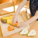 Wooden Cutting Fruit Play Food A3