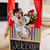 Wooden Deluxe Puppet Theater A6
