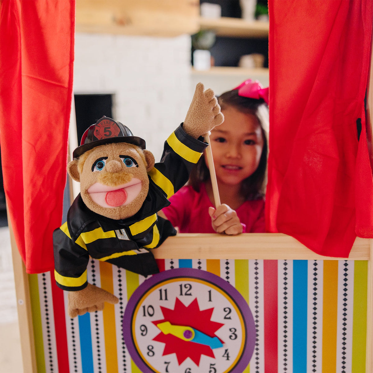 Wooden Deluxe Puppet Theater A6