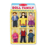 Wooden Doll Family J9