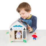 Wooden Doorbell House Z9